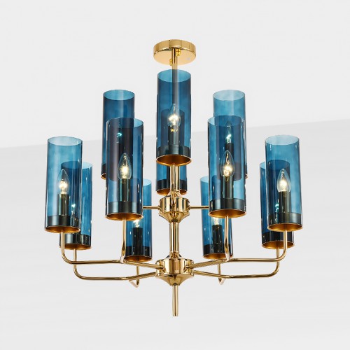 Дизайнерская люстра Blue Glass Art