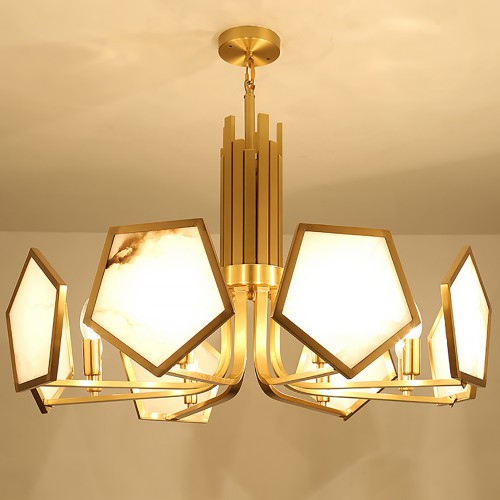 Anke Luxury Brass Chandelier