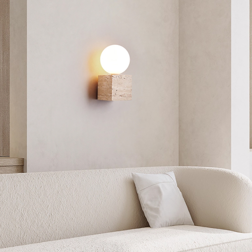 Cube Travertine Wall