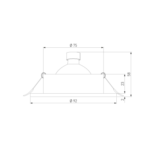 Elektrostandard 1061/1 MR16 WH белый