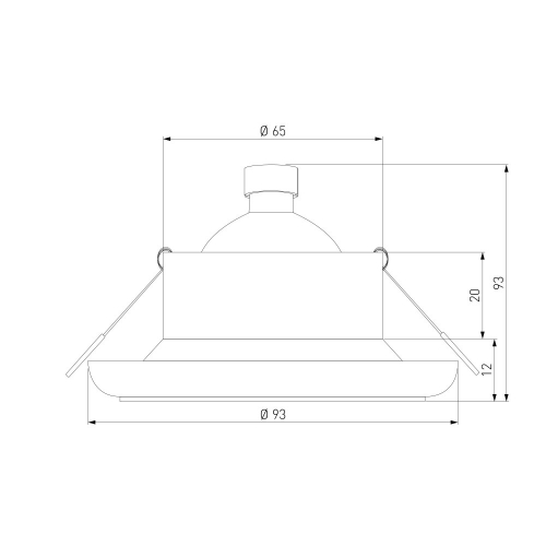 Elektrostandard 1080 MR16 WH белый
