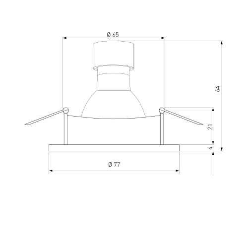 Elektrostandard 110 MR16 белый