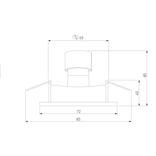Elektrostandard 111 MR16 белый