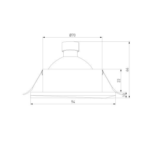 Elektrostandard 119 MR16 черный
