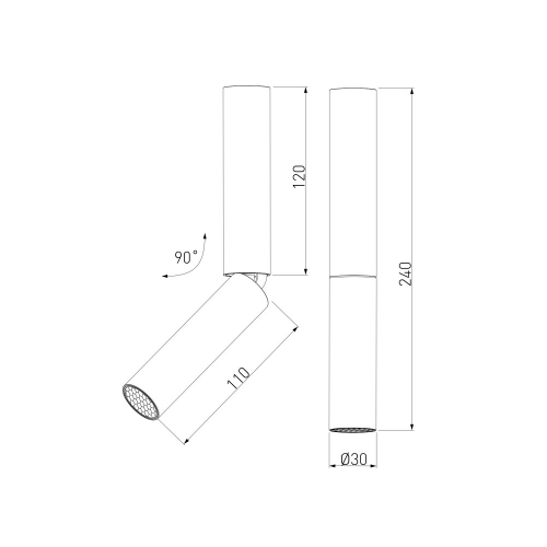 Elektrostandard 25029/LED 6W 4200K чёрный