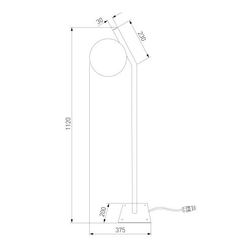 Elektrostandard 35158/F черный
