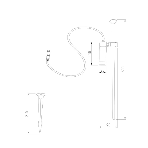 Elektrostandard 35173/S черный