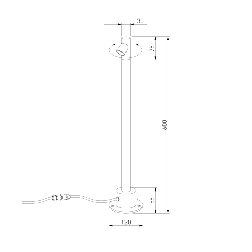 Elektrostandard 35175/S черный