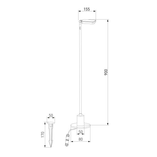 Elektrostandard 35182/F черный