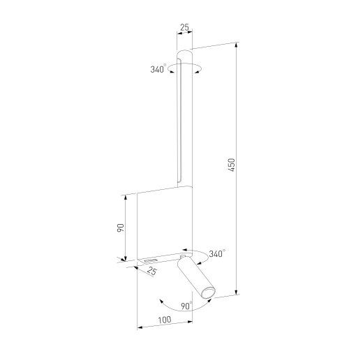 Elektrostandard 40111/LED белый