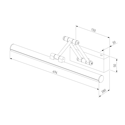 Elektrostandard 40128/LED черный