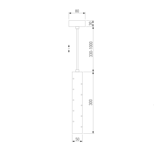 Elektrostandard 50214/1 LED черный жемчуг