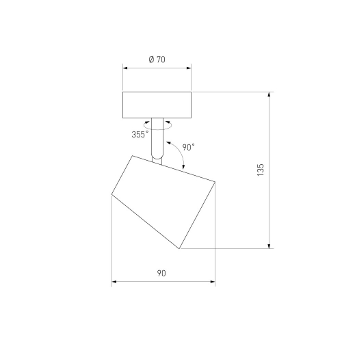 Elektrostandard DLR025 5W 4200K белый матовый