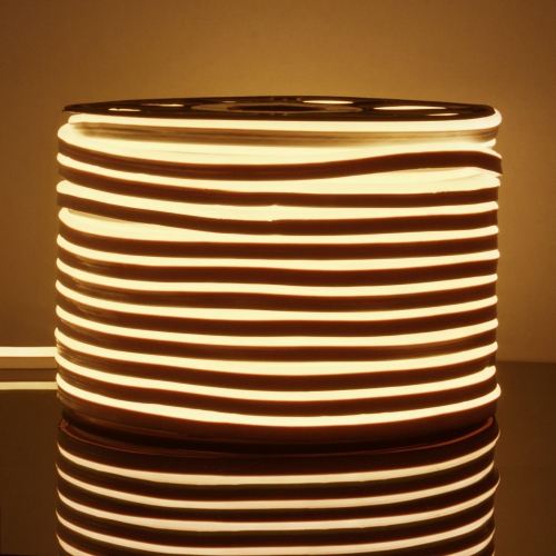 Elektrostandard Гибкий неон 220V 9,6W 120Led 2835 IP67 односторонний теплый белый, 50 м