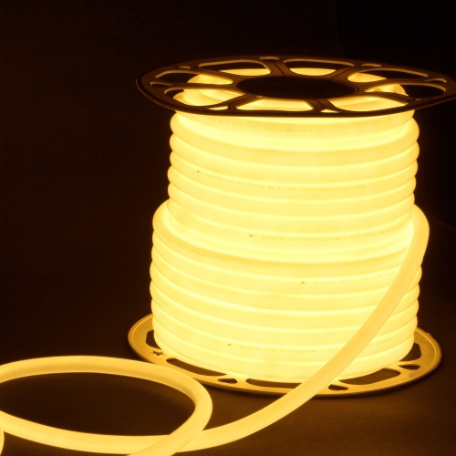 Elektrostandard Гибкий неон 220V 9,6W 144Led 2835 IP67 круглый теплый белый, 50 м