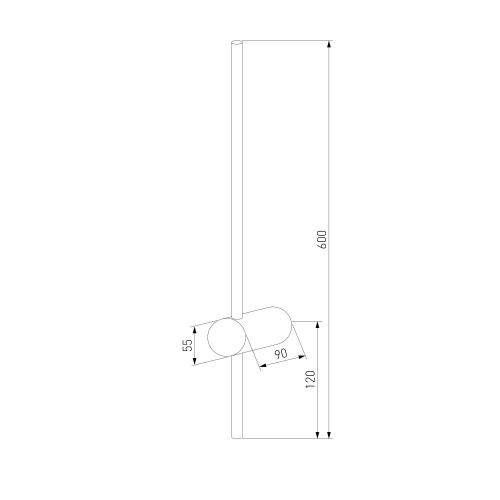 Elektrostandard MRL LED 1115 черный