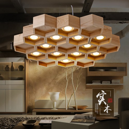 Honeycomb Wooden Ecolight