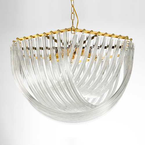 Дизайнерский светильник Kebo Brass Glass Lustre