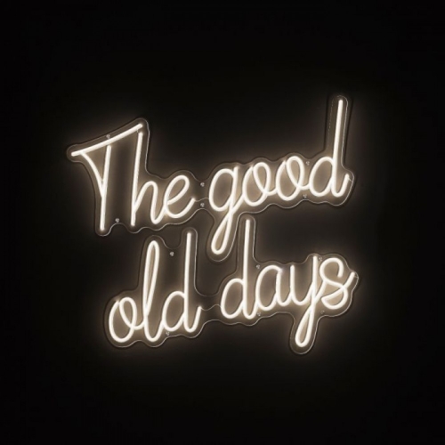 Led Text The Good Old Days 113662