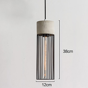 Светильник лофт Beton Edison Lamp