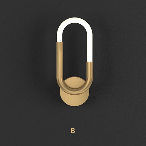 Дизайнерский бра Loop Brass Wall