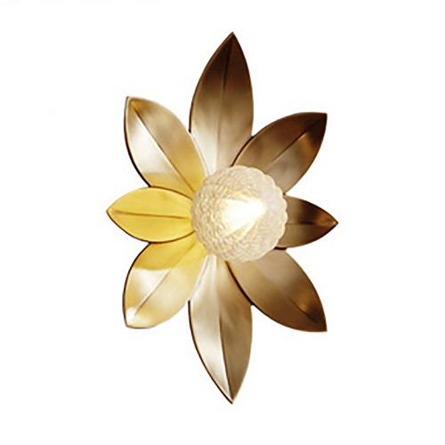 Дизайнерский бра Luxury Brass Modern Flower
