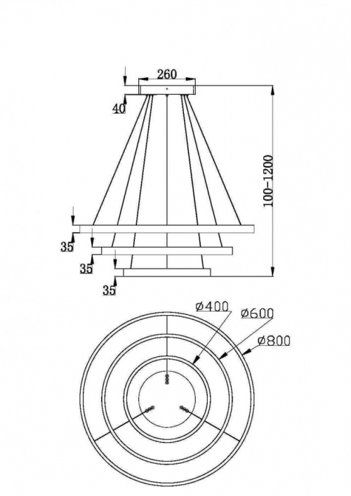 Maytoni MOD058PL-L100B3K