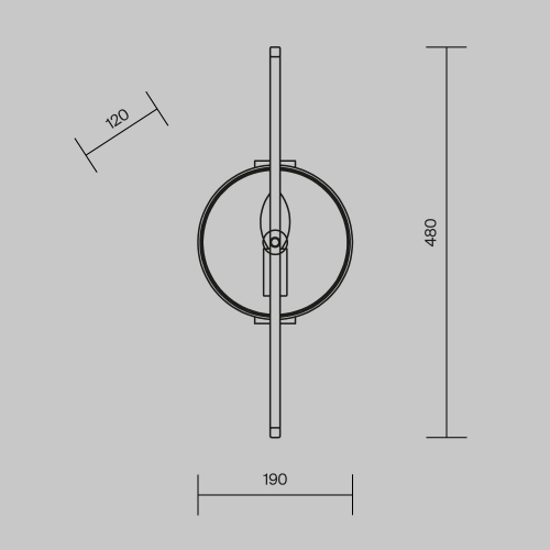 Maytoni MOD099WL-01G