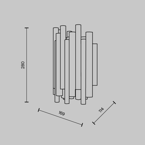 Maytoni MOD135WL-01BS
