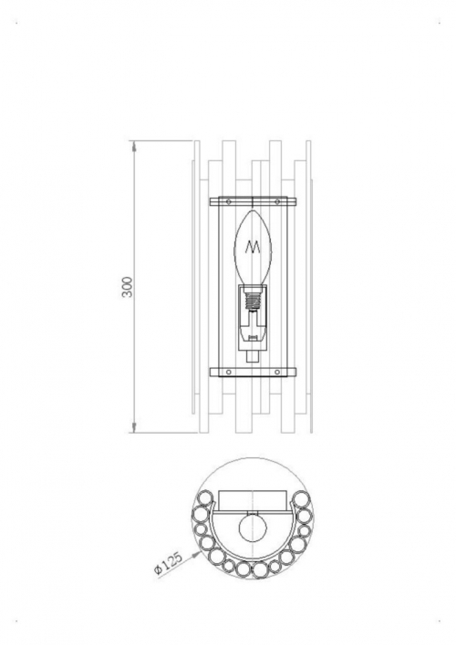 Maytoni MOD136WL-01BS