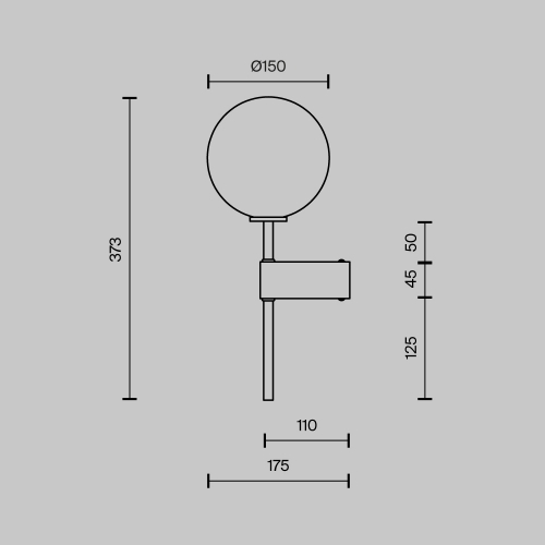 Maytoni MOD172WL-01BS