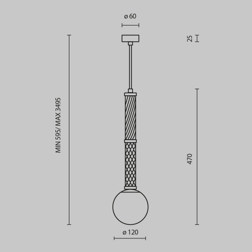 Maytoni MOD287PL-01BS1