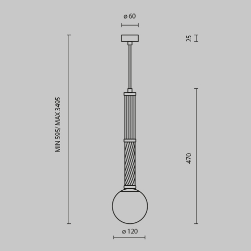 Maytoni MOD287PL-01BS