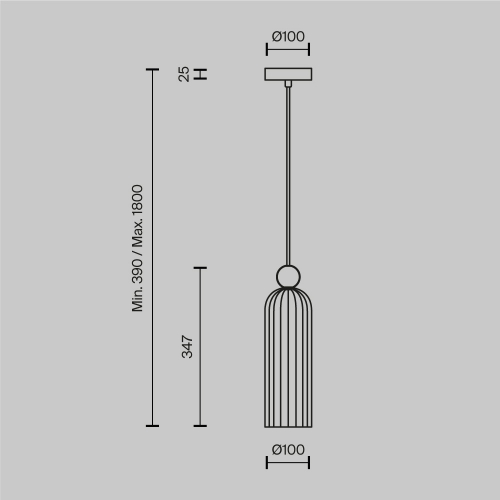 Maytoni MOD302PL-01GR