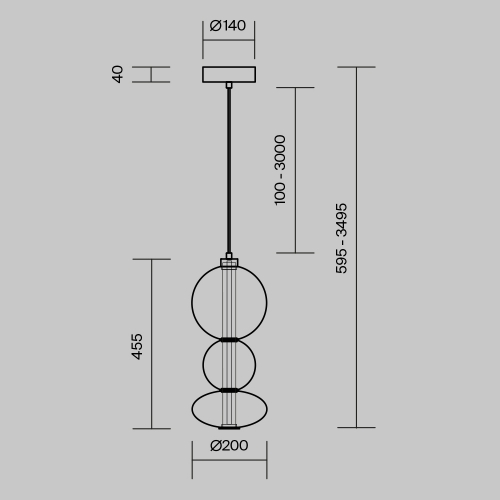 Maytoni MOD307PL-L24BS3K