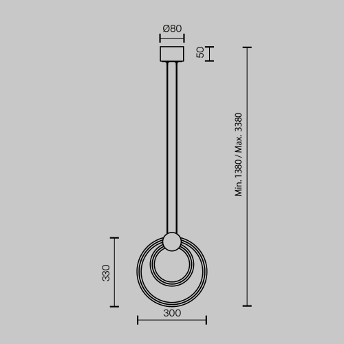 Maytoni MOD357PL-L14BS3K