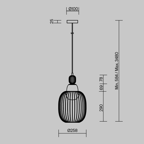Maytoni MOD376PL-01G1