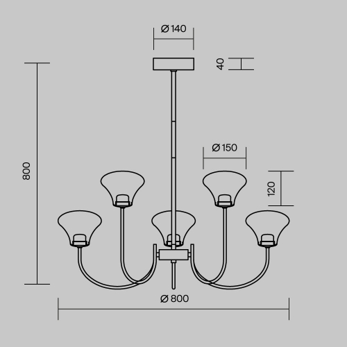 Maytoni MOD402PL-L30BS3K