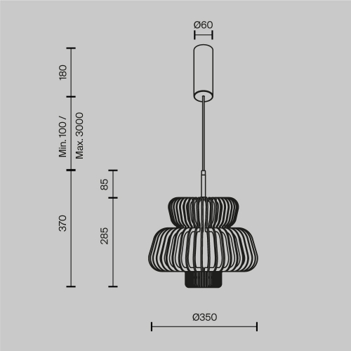 Maytoni MOD465PL-L12BK1