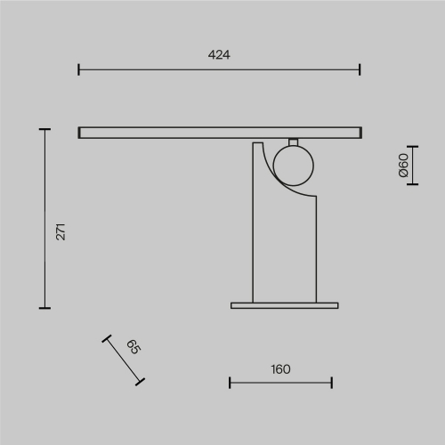 Maytoni MOD467TL-L9B3K