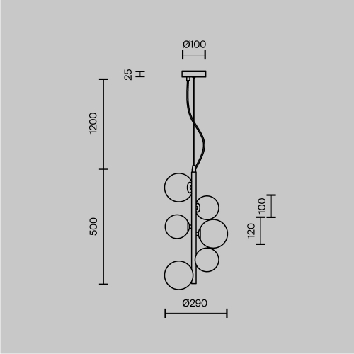 Maytoni MOD545PL-06BS