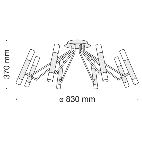 Maytoni MOD620CL-16B