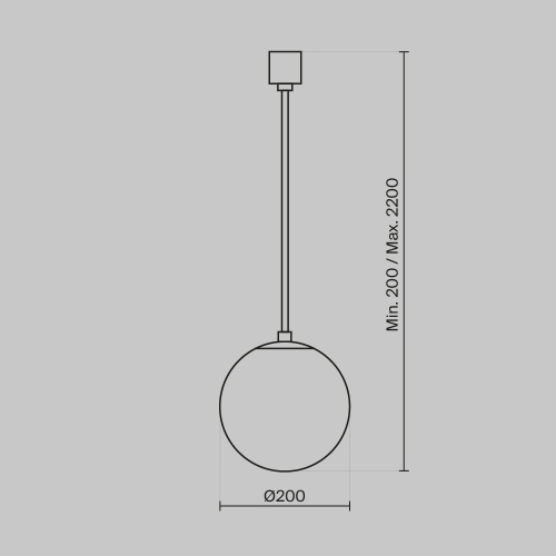 Maytoni P039PL-5W3K-20-B