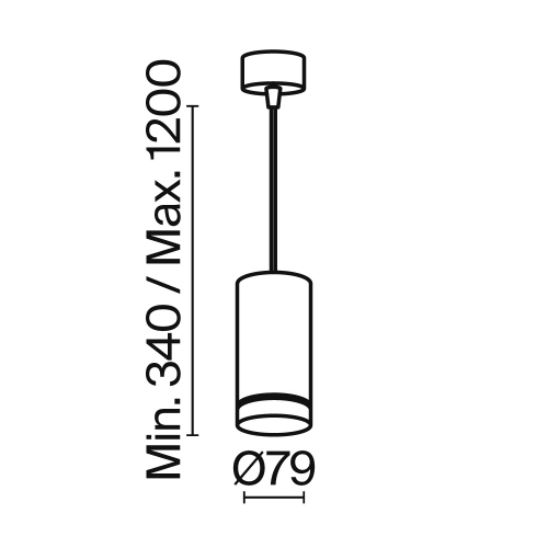 Maytoni P085PL-12W4K-B