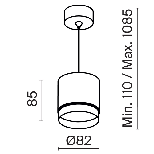 Maytoni P088PL-GX53-MG