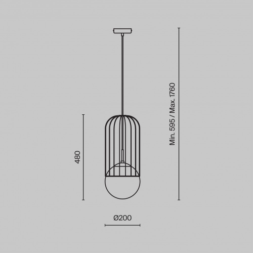 Maytoni P363PL-01G