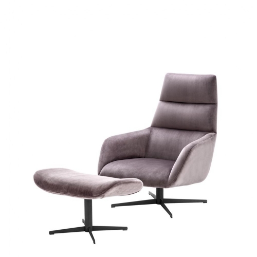 Дизайнерское кресло Swivel Chair & Ottoman Nautilus 112062