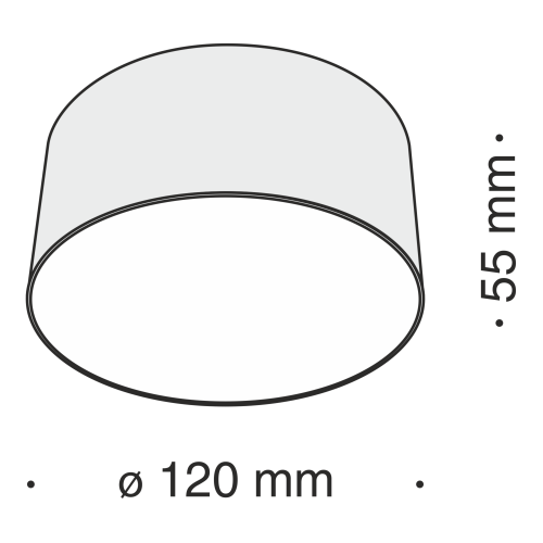 Потолочный светильник Technical C032CL-L12W4K