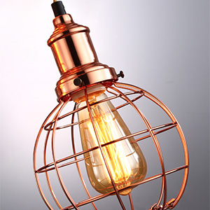 Copper Edison Pendant