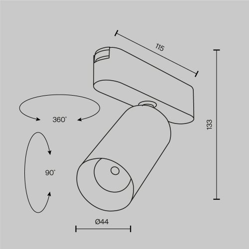 Technical TR103-1-12W3K-M-W